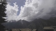 Archiv Foto Webcam Grächen - Blick nach Süd-West 13:00