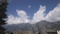 Archived image Webcam Grächen - South-West: Weisshorn 09:00