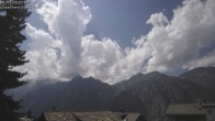 Archived image Webcam Grächen - South-West: Weisshorn 13:00
