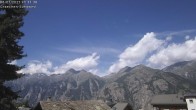Archived image Webcam Grächen - South-West: Weisshorn 09:00