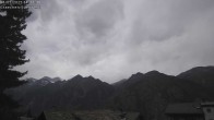Archived image Webcam Grächen - South-West: Weisshorn 13:00