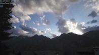 Archiv Foto Webcam Grächen - Blick nach Süd-West 19:00