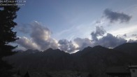 Archived image Webcam Grächen - South-West: Weisshorn 19:00