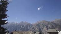 Archiv Foto Webcam Grächen - Blick nach Süd-West 11:00