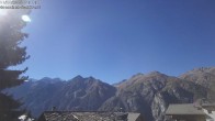 Archiv Foto Webcam Grächen - Blick nach Süd-West 13:00