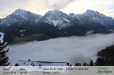 Archiv Foto Webcam Sicht auf St. Vigil in Enneberg im Südtiroler Pustertal (1.500 m) 05:00