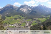 Archiv Foto Webcam Sicht auf St. Vigil in Enneberg im Südtiroler Pustertal (1.500 m) 11:00