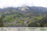 Archiv Foto Webcam Sicht auf St. Vigil in Enneberg im Südtiroler Pustertal (1.500 m) 11:00