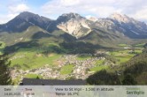 Archiv Foto Webcam Sicht auf St. Vigil in Enneberg im Südtiroler Pustertal (1.500 m) 15:00