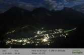 Archiv Foto Webcam Sicht auf St. Vigil in Enneberg im Südtiroler Pustertal (1.500 m) 23:00