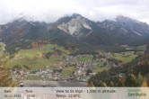 Archiv Foto Webcam Sicht auf St. Vigil in Enneberg im Südtiroler Pustertal (1.500 m) 15:00