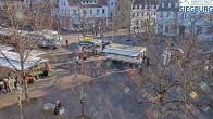 Archiv Foto Webcam Siegburg (Nordrhein-Westfalen) - Blick auf Marktplatz 11:00