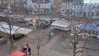 Archiv Foto Webcam Siegburg (Nordrhein-Westfalen) - Blick auf Marktplatz 09:00