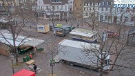 Archiv Foto Webcam Siegburg (Nordrhein-Westfalen) - Blick auf Marktplatz 13:00