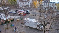 Archiv Foto Webcam Siegburg (Nordrhein-Westfalen) - Blick auf Marktplatz 07:00