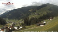 Archiv Foto Webcam Tux Lanersbach - Ausblick Appartements Schöne Aussicht 09:00