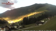 Archiv Foto Webcam Tux Lanersbach - Ausblick Appartements Schöne Aussicht 05:00