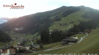 Archiv Foto Webcam Tux Lanersbach - Ausblick Appartements Schöne Aussicht 05:00