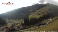 Archiv Foto Webcam Tux Lanersbach - Ausblick Appartements Schöne Aussicht 13:00
