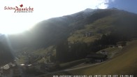 Archiv Foto Webcam Tux Lanersbach - Ausblick Appartements Schöne Aussicht 13:00