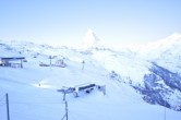 Archiv Foto Webcam Riffelberg Panorama Zermatt 06:00