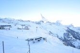 Archiv Foto Webcam Riffelberg Panorama Zermatt 07:00