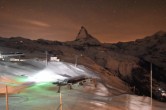 Archiv Foto Webcam Riffelberg Panorama Zermatt 23:00