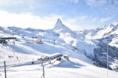 Archiv Foto Webcam Riffelberg Panorama Zermatt 13:00