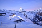 Archiv Foto Webcam Riffelberg Panorama Zermatt 05:00