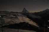 Archiv Foto Webcam Riffelberg Panorama Zermatt 23:00
