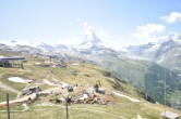 Archiv Foto Webcam Riffelberg Panorama Zermatt 13:00