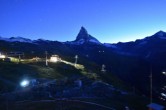 Archiv Foto Webcam Riffelberg Panorama Zermatt 23:00