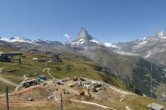 Archiv Foto Webcam Riffelberg Panorama Zermatt 11:00