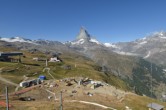 Archiv Foto Webcam Riffelberg Panorama Zermatt 09:00