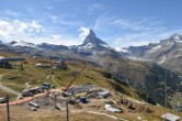 Archiv Foto Webcam Riffelberg Panorama Zermatt 13:00