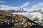 Archiv Foto Webcam Riffelberg Panorama Zermatt 08:00