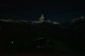 Archiv Foto Webcam Riffelberg Panorama Zermatt 23:00