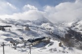 Archiv Foto Webcam Riffelberg Panorama Zermatt 13:00
