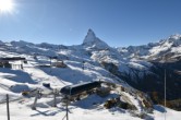 Archiv Foto Webcam Riffelberg Panorama Zermatt 13:00