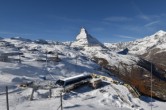 Archiv Foto Webcam Riffelberg Panorama Zermatt 09:00