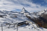 Archiv Foto Webcam Riffelberg Panorama Zermatt 11:00