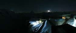 Archiv Foto Webcam Gornergrat Kulm Zermatt 23:00