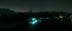 Archived image Webcam Gornergrat Kulm Zermatt 23:00