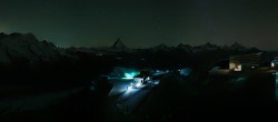 Archived image Webcam Gornergrat Kulm Zermatt 01:00