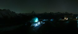 Archived image Webcam Gornergrat Kulm Zermatt 03:00