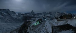 Archived image Webcam Gornergrat Kulm Zermatt 23:00