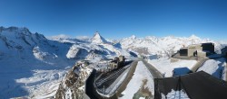 Archived image Webcam Gornergrat Kulm Zermatt 09:00