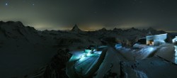 Archived image Webcam Gornergrat Kulm Zermatt 23:00