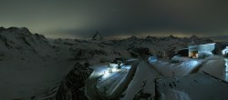 Archived image Webcam Gornergrat Kulm Zermatt 01:00