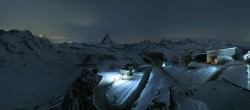 Archived image Webcam Gornergrat Kulm Zermatt 03:00